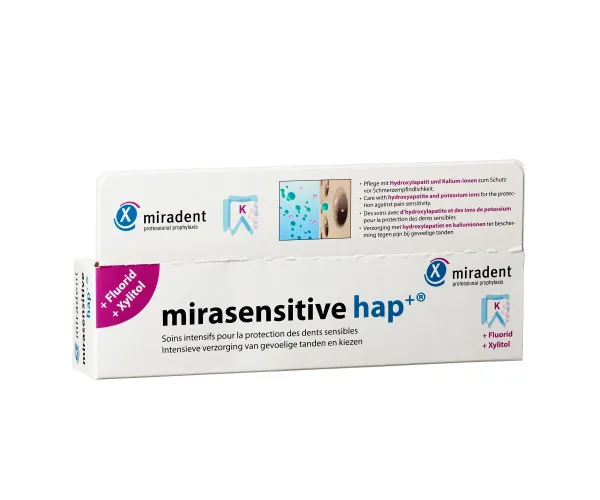 Зубна паста для чутливих зубів (50 мл) Mirasensitive hap+ Miradent Miradent (Німеччина)